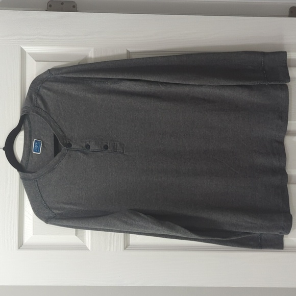 J.Crew Men's Long Sleeve Comfort-First Thermal Waffle Henley Size L -  Grayish - Picture 5 of 11